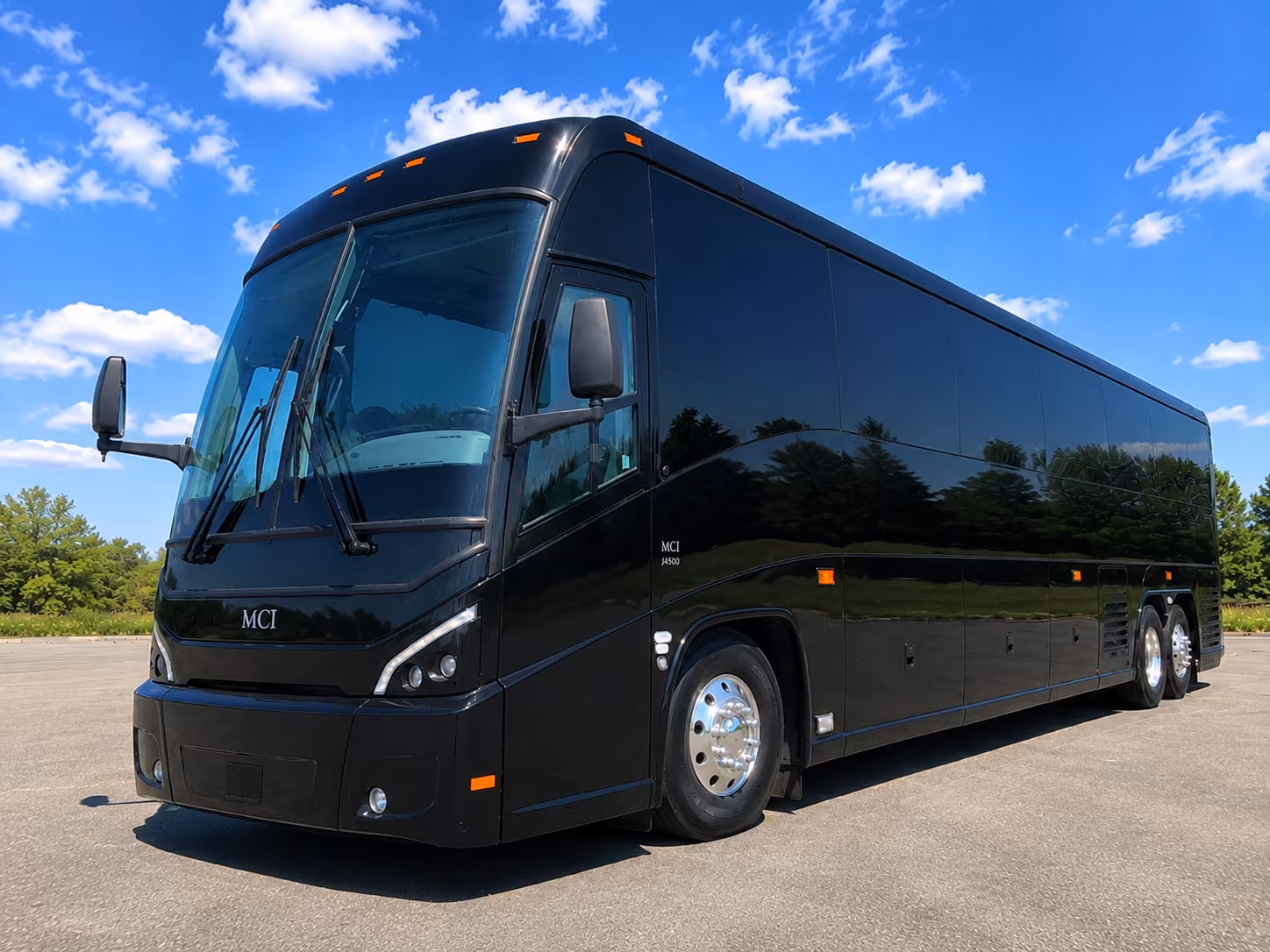 bountiful charter bus rental exterior