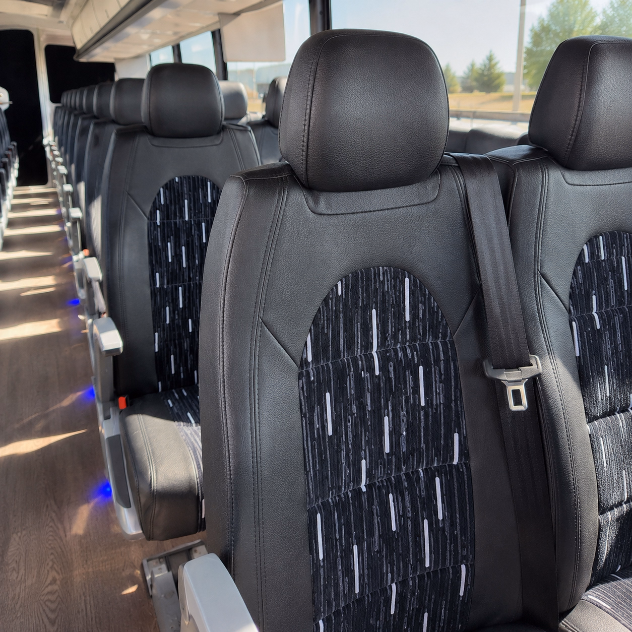 orem charter bus rental inside