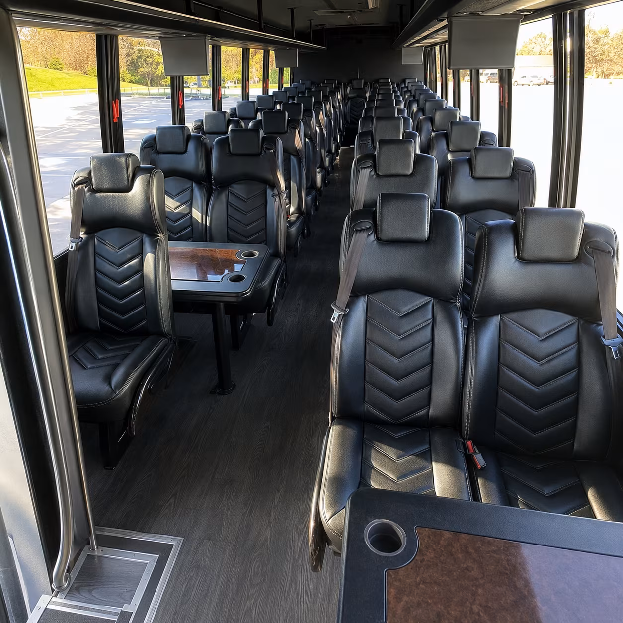 west jordan corporate event transportation onboard seating